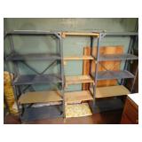Lot of 2 Steel Shelving Units - Buyer Responsible