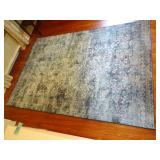 5.3ft x 7ft Verona Blue Area Rug