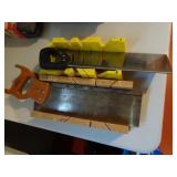 Lot of 2 Mitre Saws w/ Guide Boxes