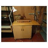 38"x36"x24" Wood Workbench w/ Folding Sides on