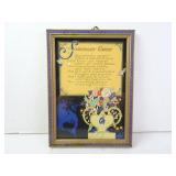 Antique 1920s "Somebody Cares" Inspirational