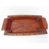 13" Vintage Burwood Composite "Daily Bread" Tray