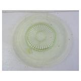 Large Antique Uranium Glass Plate 11.5"