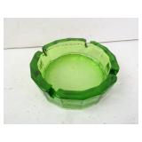 6" Vintage Emerald Glass Ash Tray