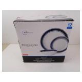 New Mainstays Dinnerware Set in Box - Service for