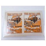 Lot of 1930s-40s Neenah WI Royal Line Baltic