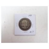 1893-P U.S. 90% Silver Worlds Columbian