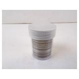 Tube of 20ct. U.S. 40% Silver Kennedy Half