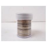 Tube of 20ct. U.S. 40% Silver Kennedy Half