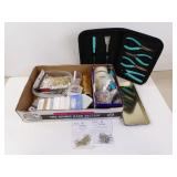 Lot of Bead Jewelry Making Tools & Supplies