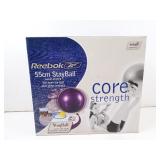 New Reebok 55cm StayBall Exercise Ball in Box