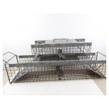 Lot of 2 Havahart Small Live Animal Traps