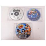 Lot of 3 Crash Bandicoot Playstation 1 Games
