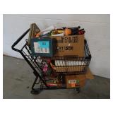 Cart of Forfeit/Unsold Items From Previous