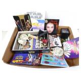 Lot of Misc. Star Wars Memorabilia Items in Flat