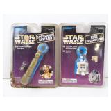 Pair of NOS Star Wars 1990s Key Chain Items -