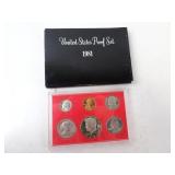 1981 United States Proof Set in Case