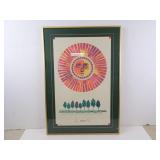 American Medical Security Framed Sun Art Print