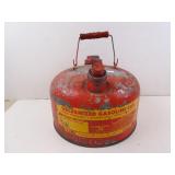 Vintage Eagle 502 Galvanized Steel Gasoline Can