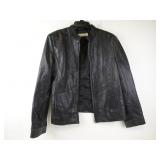 Petite Sophisticate Womens Size L Leather Jacket