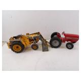 Lot of 2 Ertl Die Cast Tractor Toys - As is