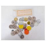 Lot of Tokens Commemorative Coins & Related