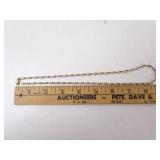 Sterling Silver Solid 22" Rope Chain gtw