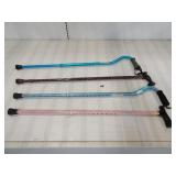 Lot of 4 Adjustable Height Canes
