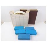 Vintage Photo Slide Storage Carousel with Storage
