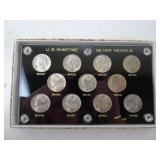 U.S. Wartime Silver Nickels in Commemorative