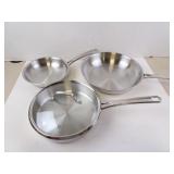Set of Sure La Table Stainless Steel Cookware
