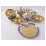 Lot of Vintage Japan Luster Porcelain Teaware