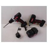 Hyper Tough 20v Drill & Impact Driver Set with