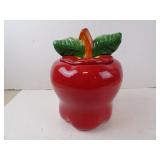Casa Vero Ceramic Apple Lidded Cookie Jar