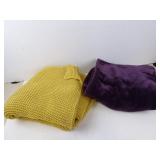 Lot of 2 Throw Blankets