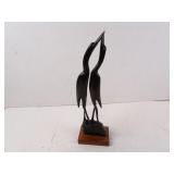 12" Bull Horn Crane Art Sculpture by Kottlers