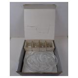 Vintage Federal Glass Service for 4 Hospitality