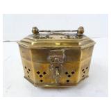 Vintage Brass Incense Burner Chest
