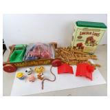 Lot of Misc. Toys - Lincoln Logs Little People