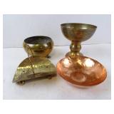 Lot of Vintage India Brass/Copper Bowls