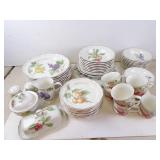 Large Set of Mikasa Garden Club Ceramic