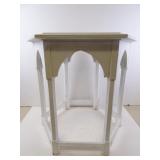 Hexagonal End Table 20"H x 21"W
