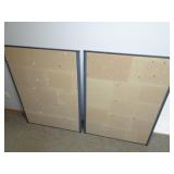 Lot of 2 Quartet Bulletin Boards 47" x 35"