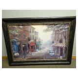 Framed Kirkland City Road Art Print 43" x 31"