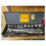 Large Sockets with Breaker Bar - 1.25" - 2"