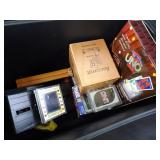 Lidded Tote with Cards and Games