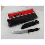 Edge Co Knife with Sheath - 11" Overall Length