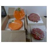 Set of Fall Themed Ceramic Burner Covers