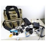 Large Lot of Vintage Camera Gear