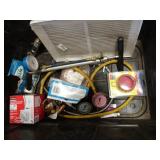 Box of HVAC Parts and Related